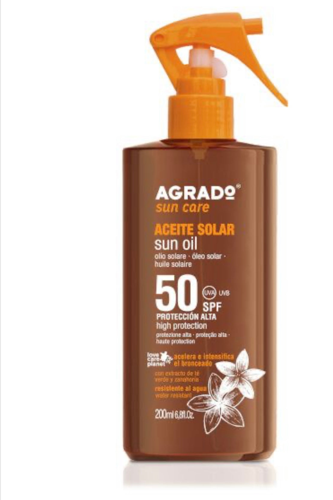 AGRADO - OLIO SOLARE SPF50 SPRAY