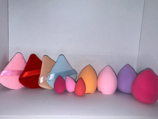 SET - POWDER PUF - BEAUTY BLENDER